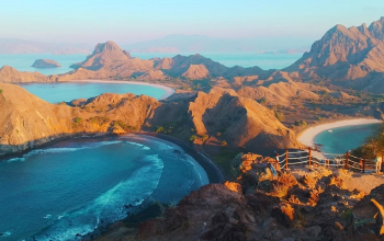 Lombok to Komodo 4D3N tour with standard boat exploring Komodo National Park, Padar Island, and Pink Beach on budget adventure